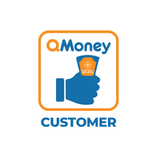 'Remit Choice ally QMoney mobile money wallet logo by QCell for receiving international remittances via Remit Choice in The Gambia.